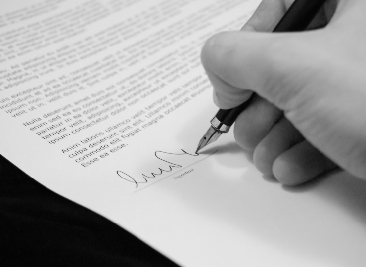 signing application